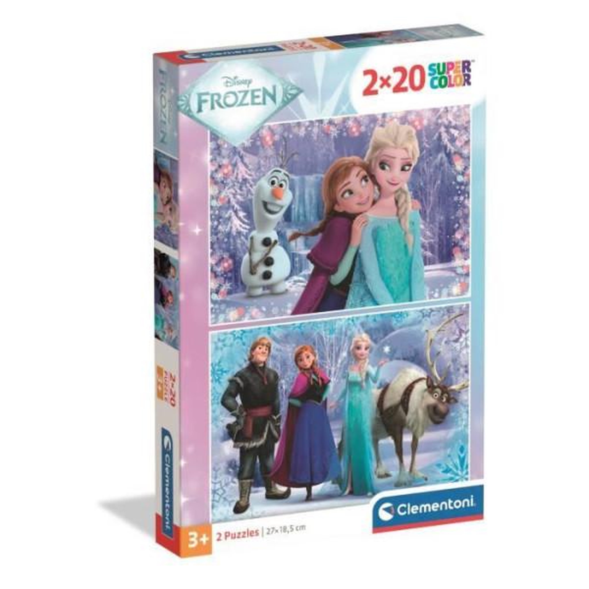 CLEMENTONI Clementoni - 2x20 pieces - la reine des neiges 2