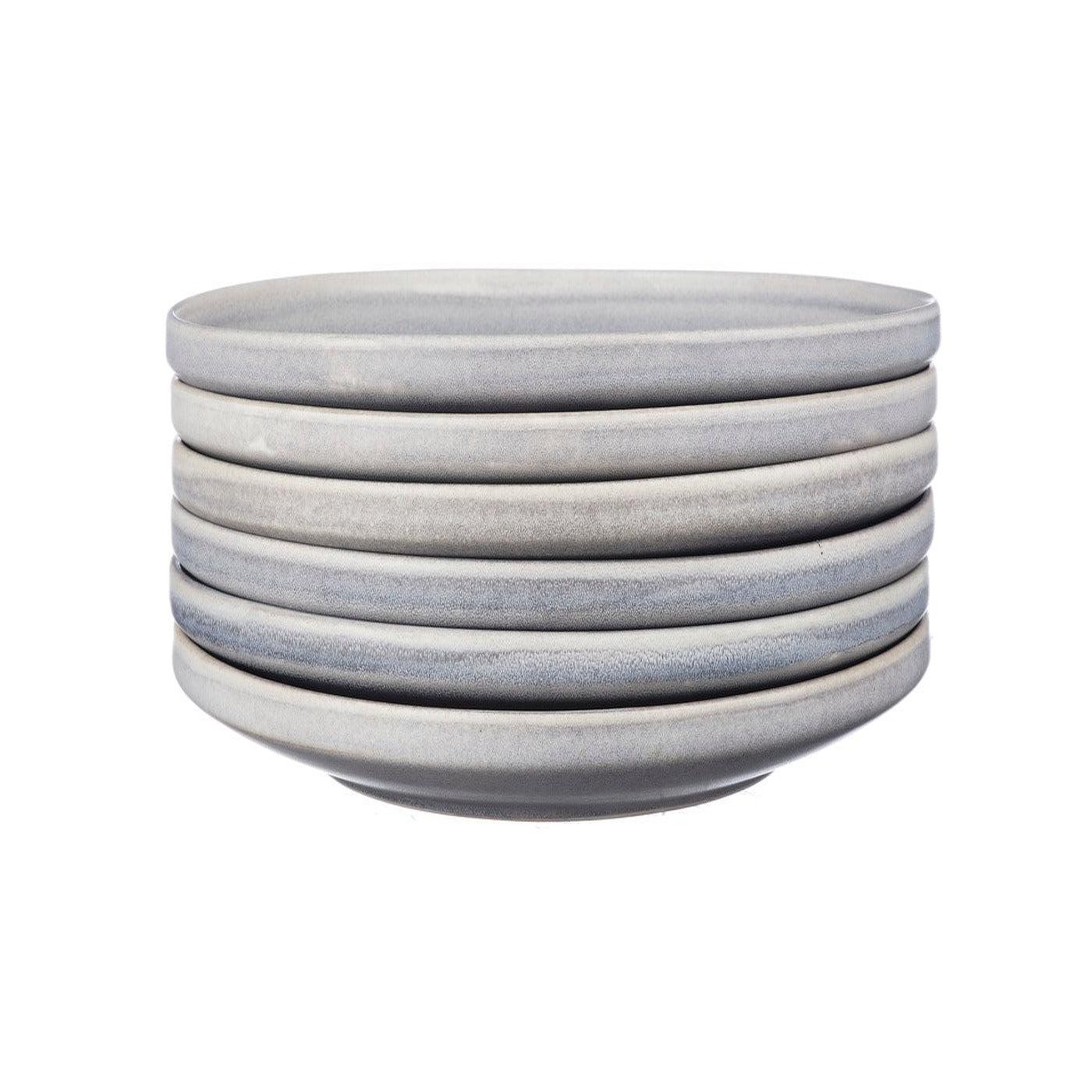 Voir la diapositive 3 : BJORN Assiette stone ø27,5cm - 6 pièces - gris lune