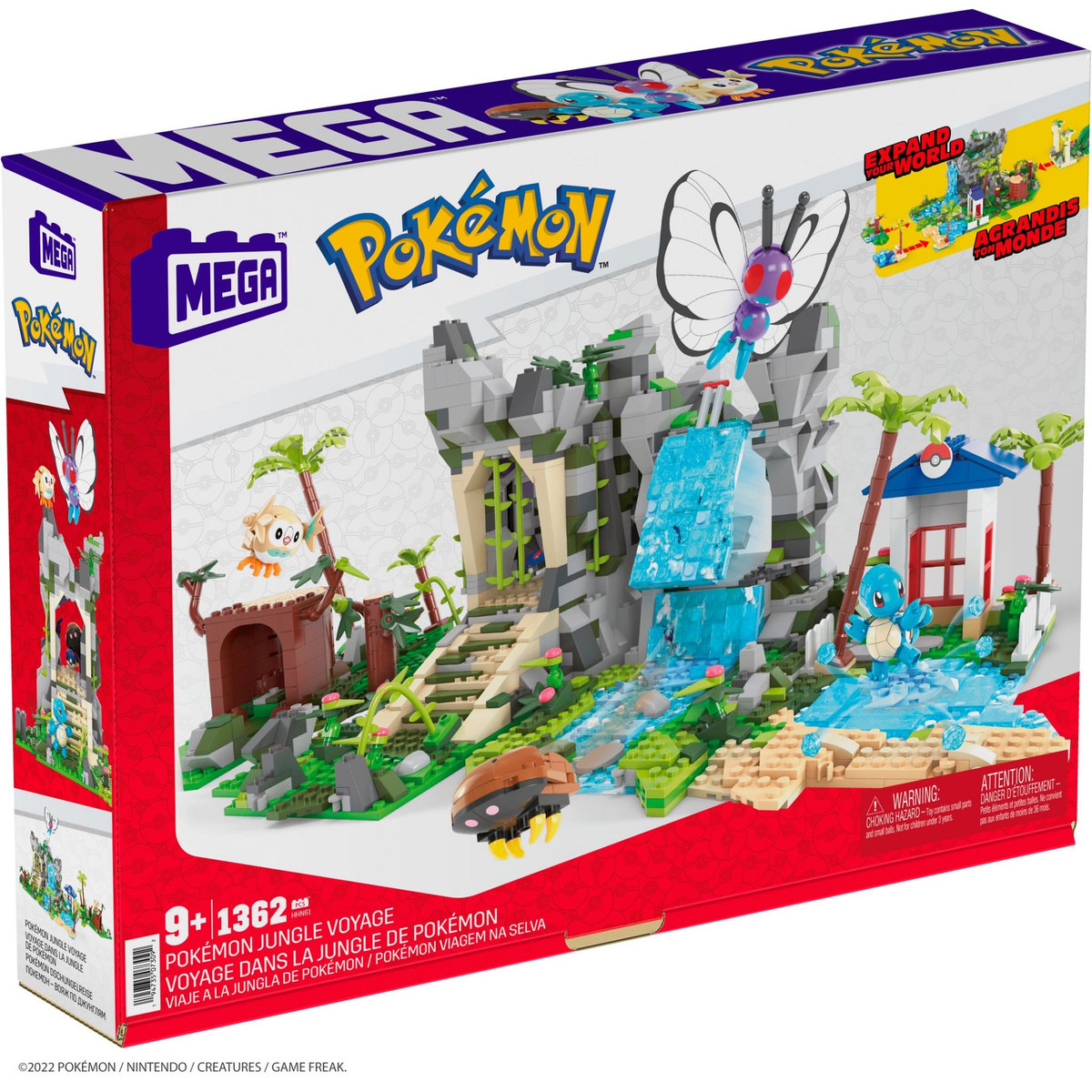 MEGA CONSTRUX Expédition dans la jungle Pokémon 