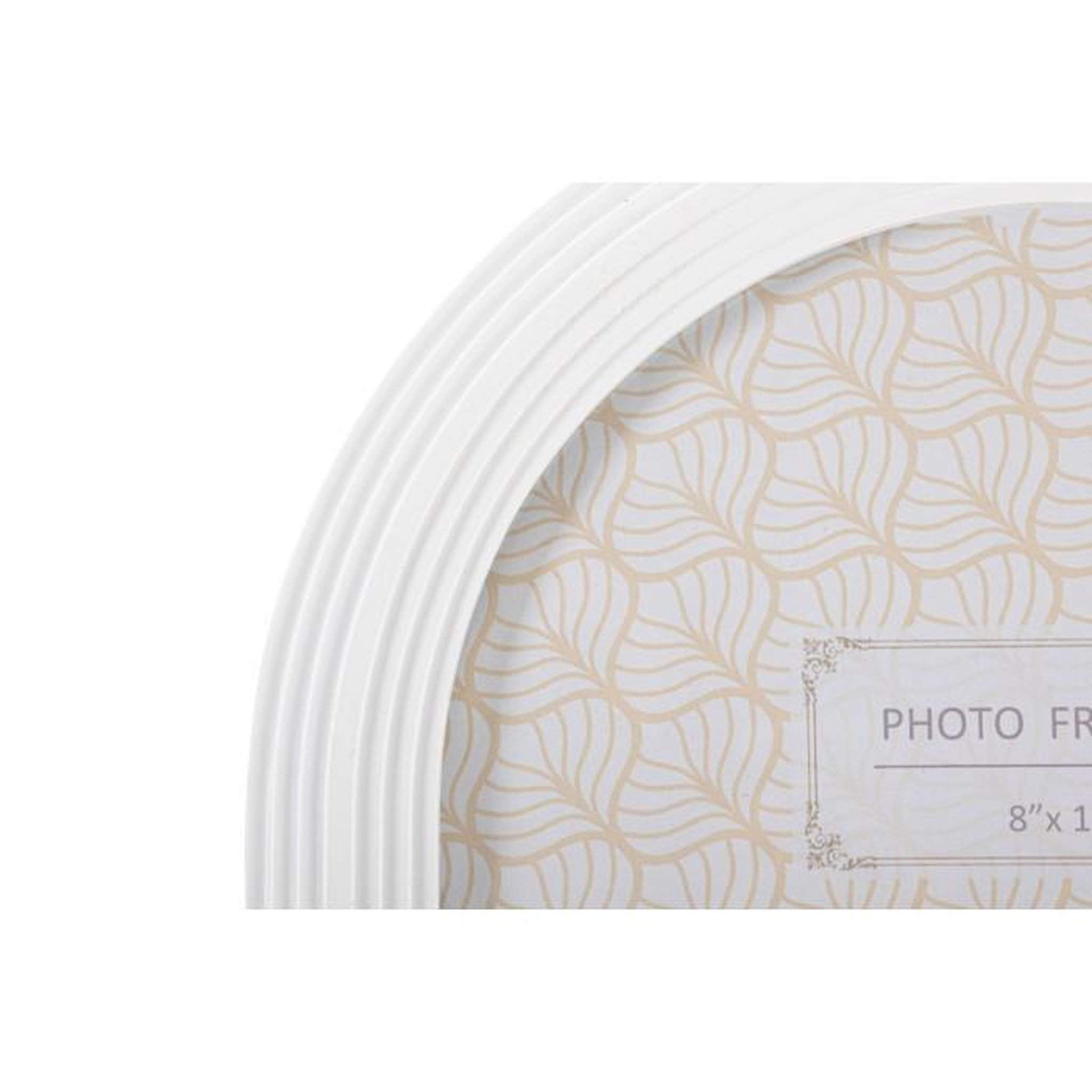Voir la diapositive 3 : Paris Prix Cadre Photo Déco Linéaire  Ovally  20x25cm Blanc