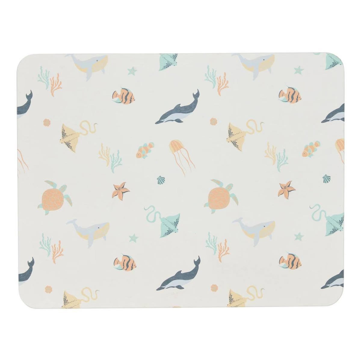 Atmosphera Kids Tapis Enfant en Diatomite  Mer  35x45cm Multicolore