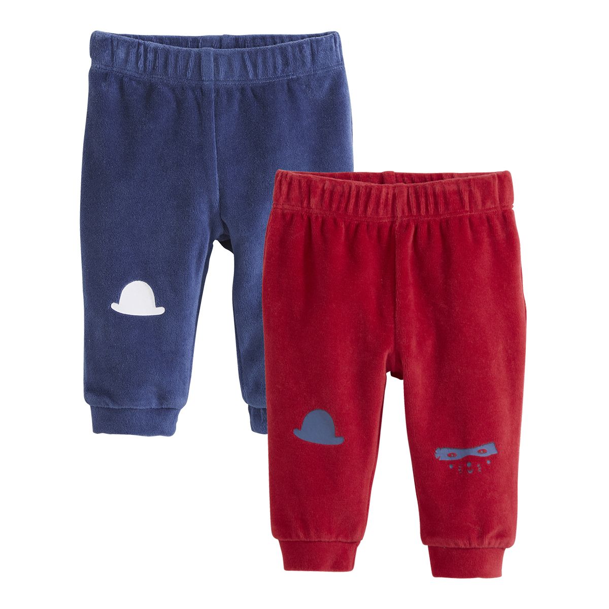 INEXTENSO Lot de 2 pantalons bébé garçon