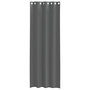 Voir la diapositive 4 : VIDAXL Rideaux en voile avec œillets 2 pcs gris fonce 140x260 cm