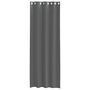 Voir la diapositive 4 : VIDAXL Rideaux en voile avec œillets 2 pcs gris fonce 140x260 cm