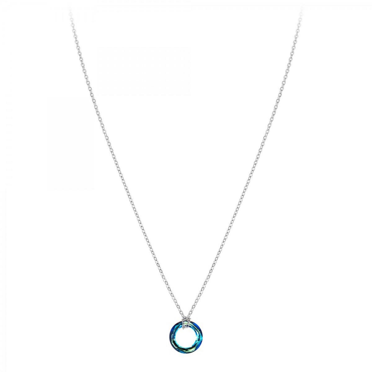 SC CRYSTAL Collier SC Crystal orné d'un Cristal scintillant