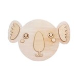 Paris Prix Tête Animal à Peindre  Koala  35cm Naturel