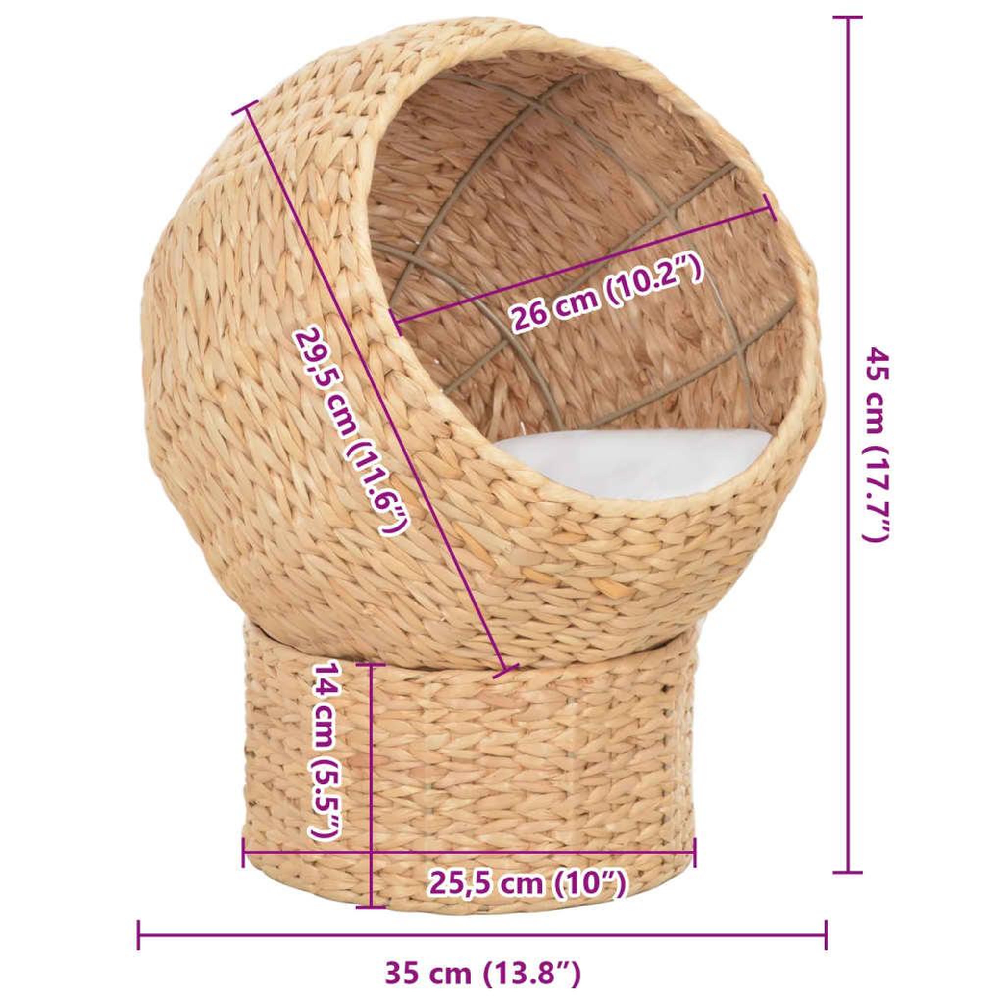 Voir la diapositive 5 : VIDAXL Panier a chat herbiers marins