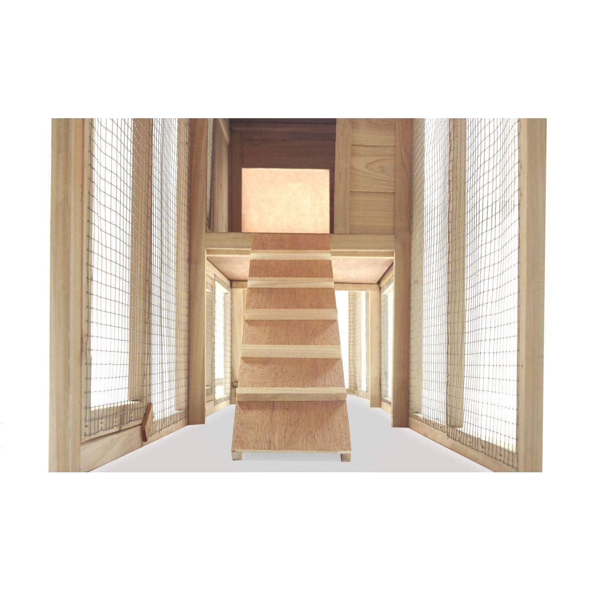 Jardikt Poulailler avec clapier XXL