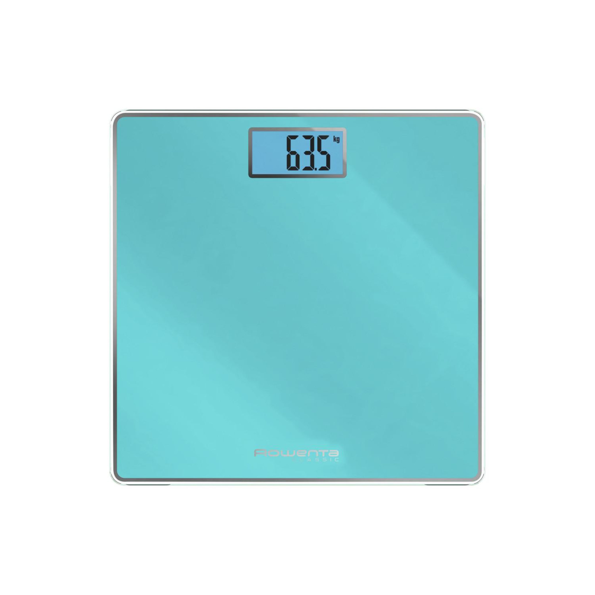 Voir la diapositive 2 : ROWENTA Rowenta classic bs1503 carré turquoise pèse-personne électronique