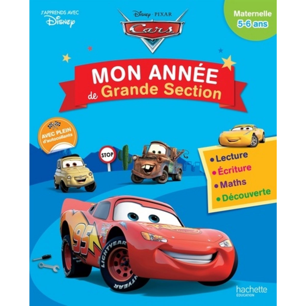 CARS MON ANNEE DE GRANDE SECTION, Disney Pixar pas cher - Auchan.fr
