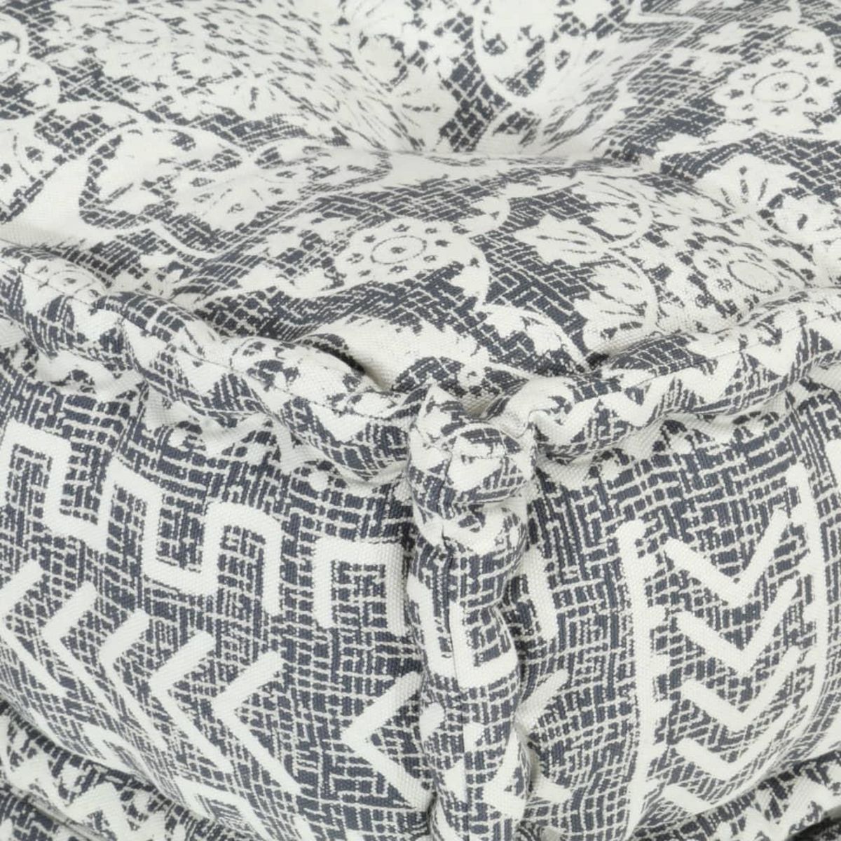 VIDAXL Pouf modulaire Gris clair Tissu