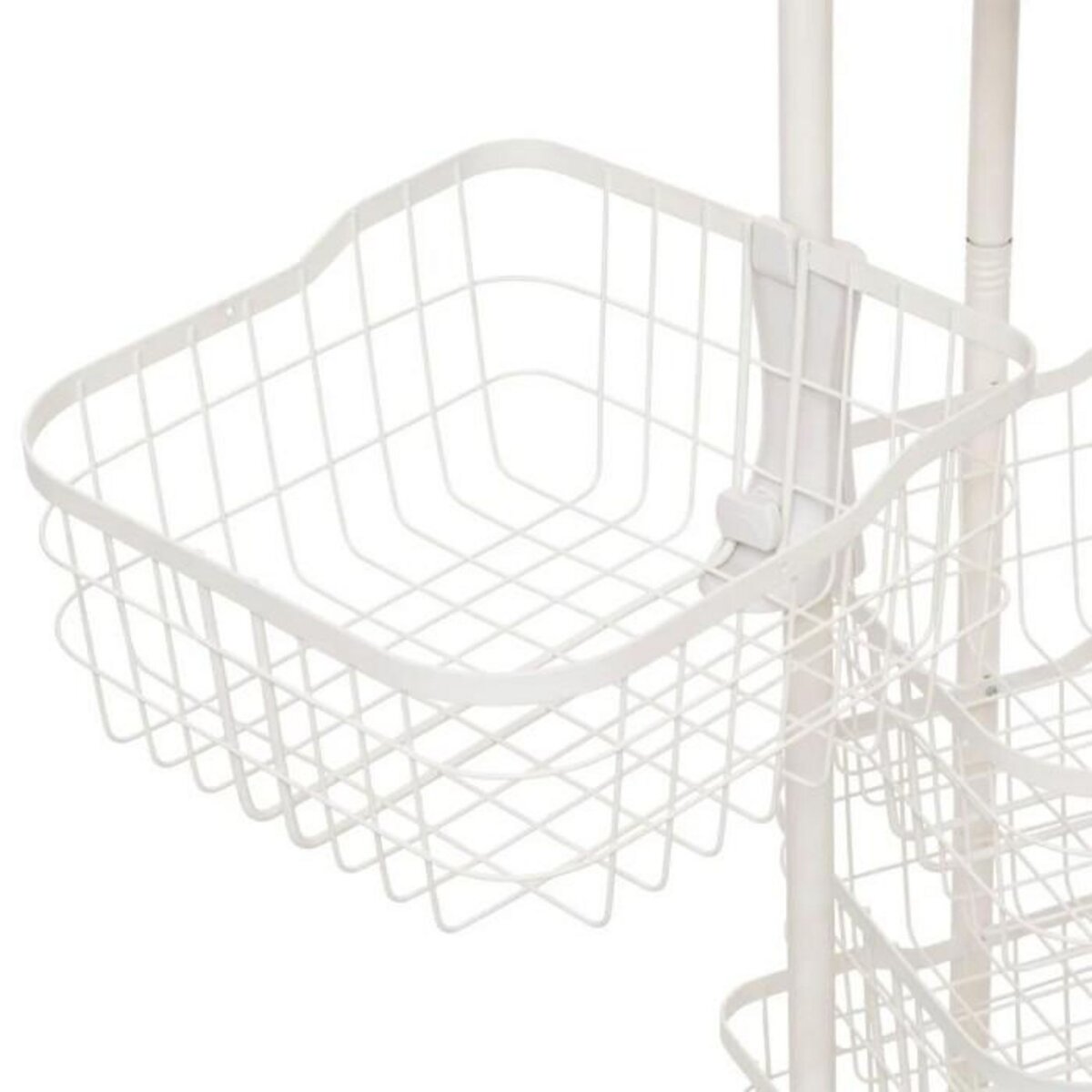 FIVE Desserte 5 Paniers Rotatifs  Balm  93cm Blanc