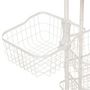Voir la diapositive 3 : FIVE Desserte 5 Paniers Rotatifs  Balm  93cm Blanc