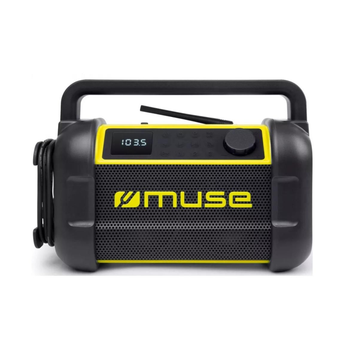 Muse Radio portable jaune/noir - M-928BTY