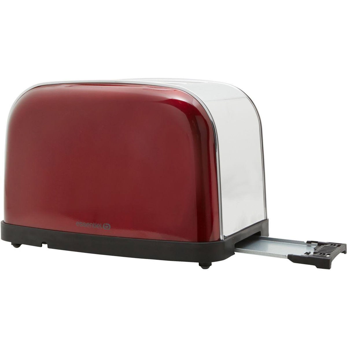 ESSENTIEL B Grille-pain ETT 9R Memphis rouge inox