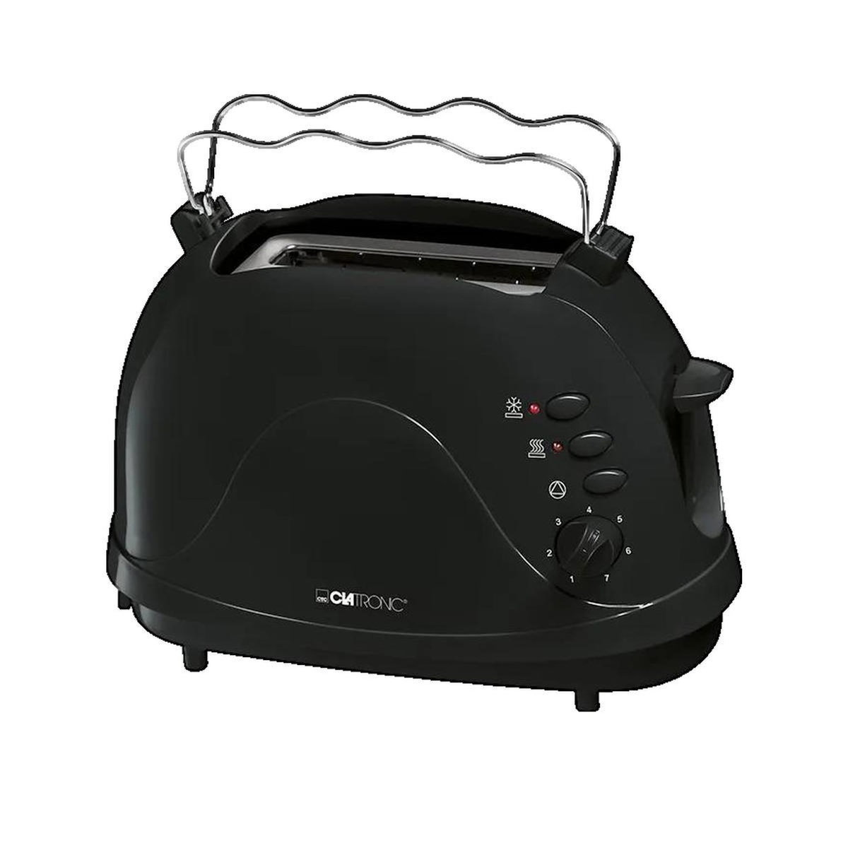 CLATRONIC Grille-pain Clatronic TA 3565 Noir 2 tranches