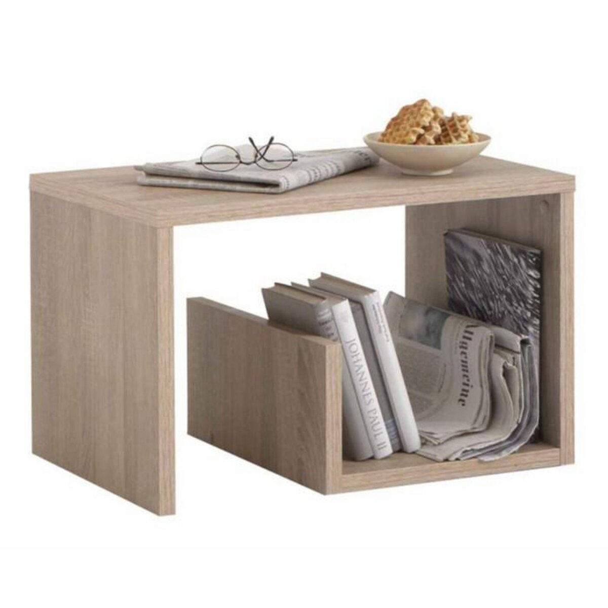 Paris Prix Table d'Appoint Design  Kani  59cm Chêne