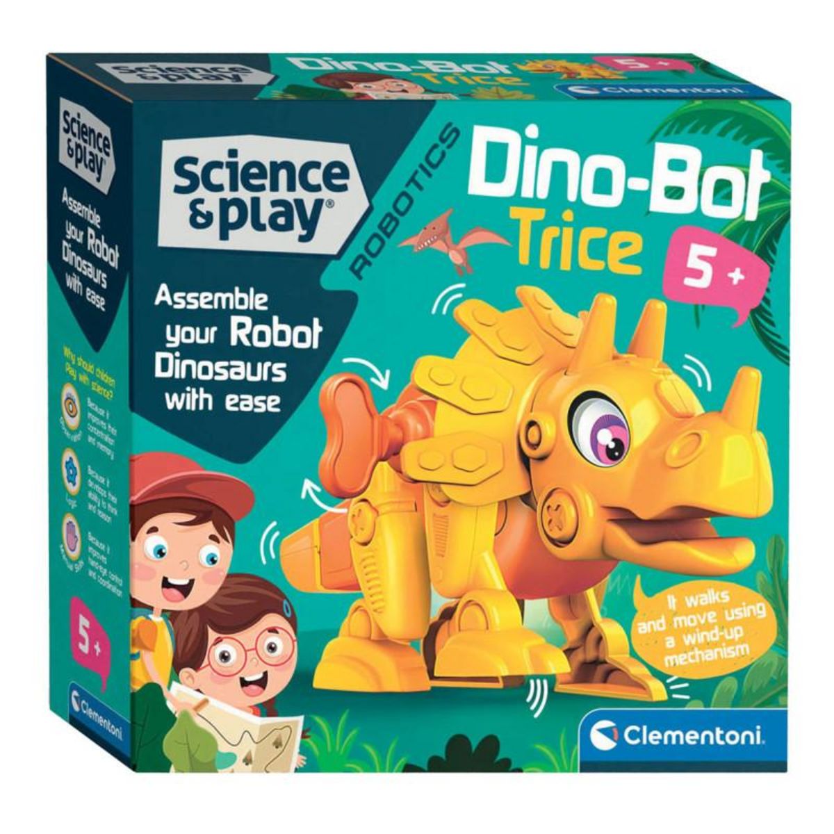 CLEMENTONI Clementoni Science & Games Junior - Dino Bot Triceratops 75074