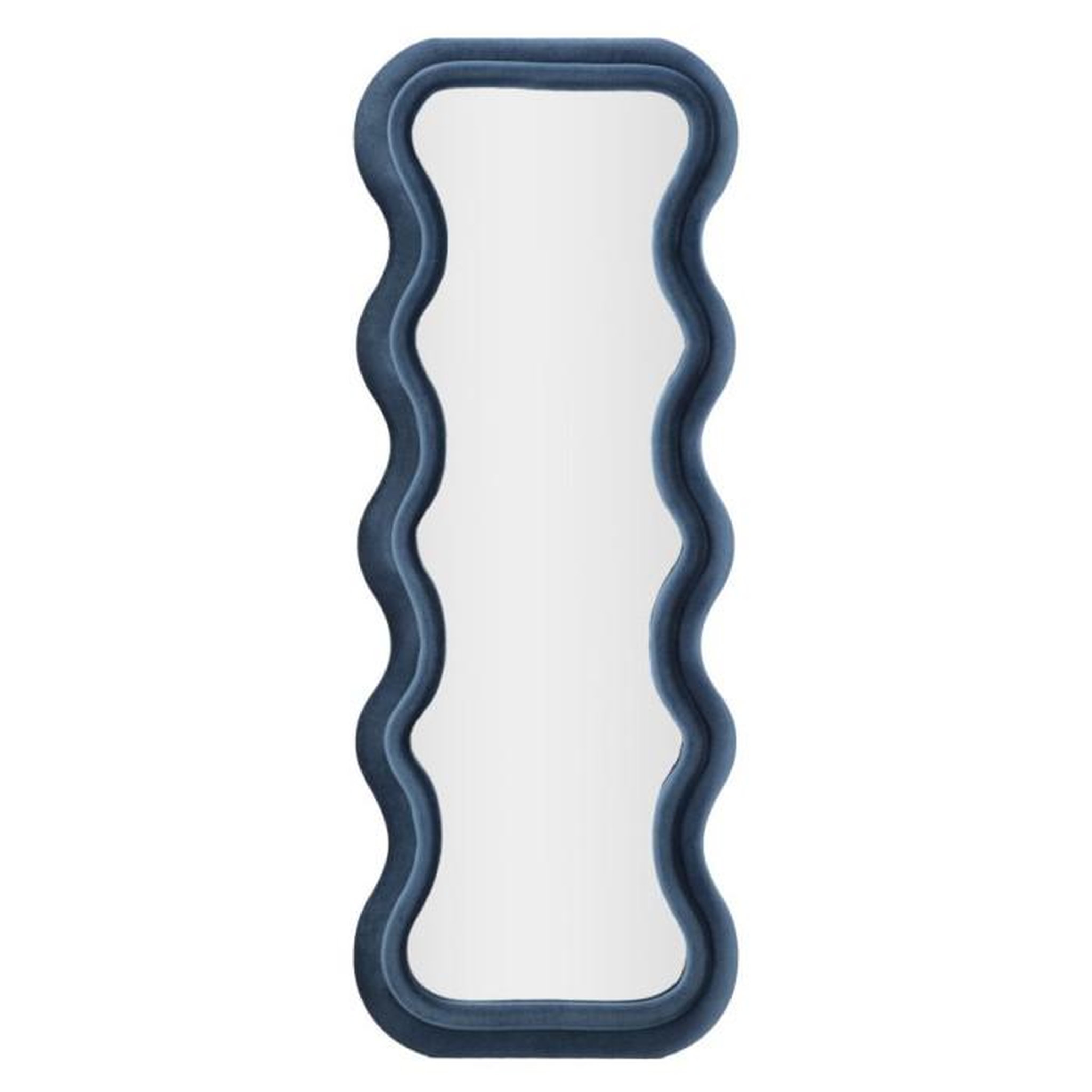 Paris Prix Miroir Mural en Velours  Emily  160cm Bleu