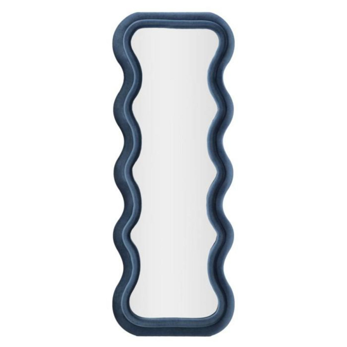 Paris Prix Miroir Mural en Velours  Emily  160cm Bleu