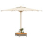 Voir la diapositive 4 : VIDAXL Couvercle de base de parasol gris 70x70x25 cm