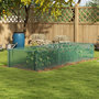 Voir la diapositive 6 : OUTSUNNY Serre de jardin serre à tomates filet protection porte HDPE vert