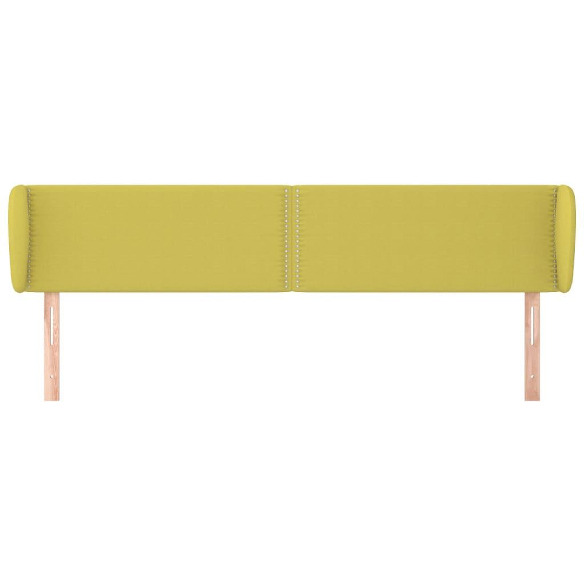 Voir la diapositive 3 : VIDAXL Tete de lit avec oreilles Vert 163x23x78/88 cm Tissu
