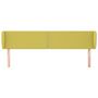 Voir la diapositive 3 : VIDAXL Tete de lit avec oreilles Vert 163x23x78/88 cm Tissu