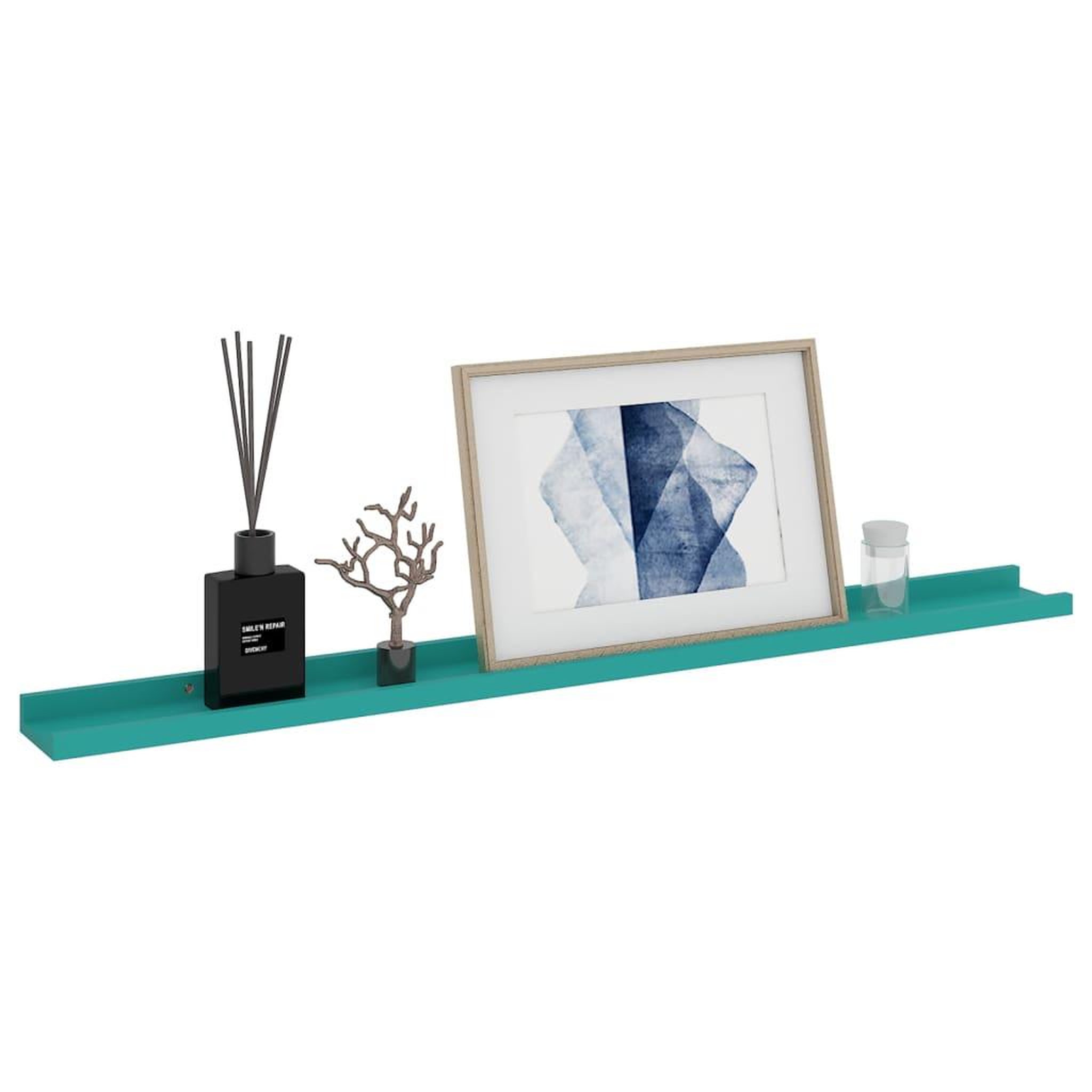 Voir la diapositive 3 : VIDAXL Etageres murales 2 pcs Bleu 100x9x3 cm