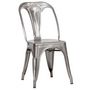 Voir la diapositive 3 : Rendez vous déco Lot de 2 chaises en métal chromé - Indus