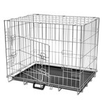 VIDAXL Cage metallique et pliable pour chiens L
