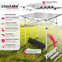 Voir la diapositive 2 : tectake Table de camping pliable gris