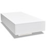 Voir la diapositive 2 : VIDAXL Table basse blanc brillant