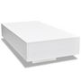 Voir la diapositive 2 : VIDAXL Table basse blanc brillant
