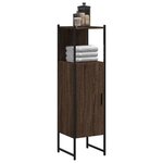 VIDAXL Armoire de salle de bain chene marron 33x33x120,5 cm