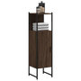 Voir la diapositive 1 : VIDAXL Armoire de salle de bain chene marron 33x33x120,5 cm