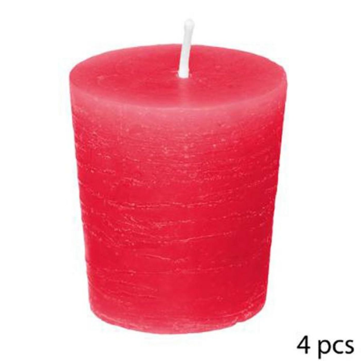 COMPTOIR DE LA BOUGIE Lot de 4 Bougies Votives Parfumées  Elea  48g Pomme d'Amour