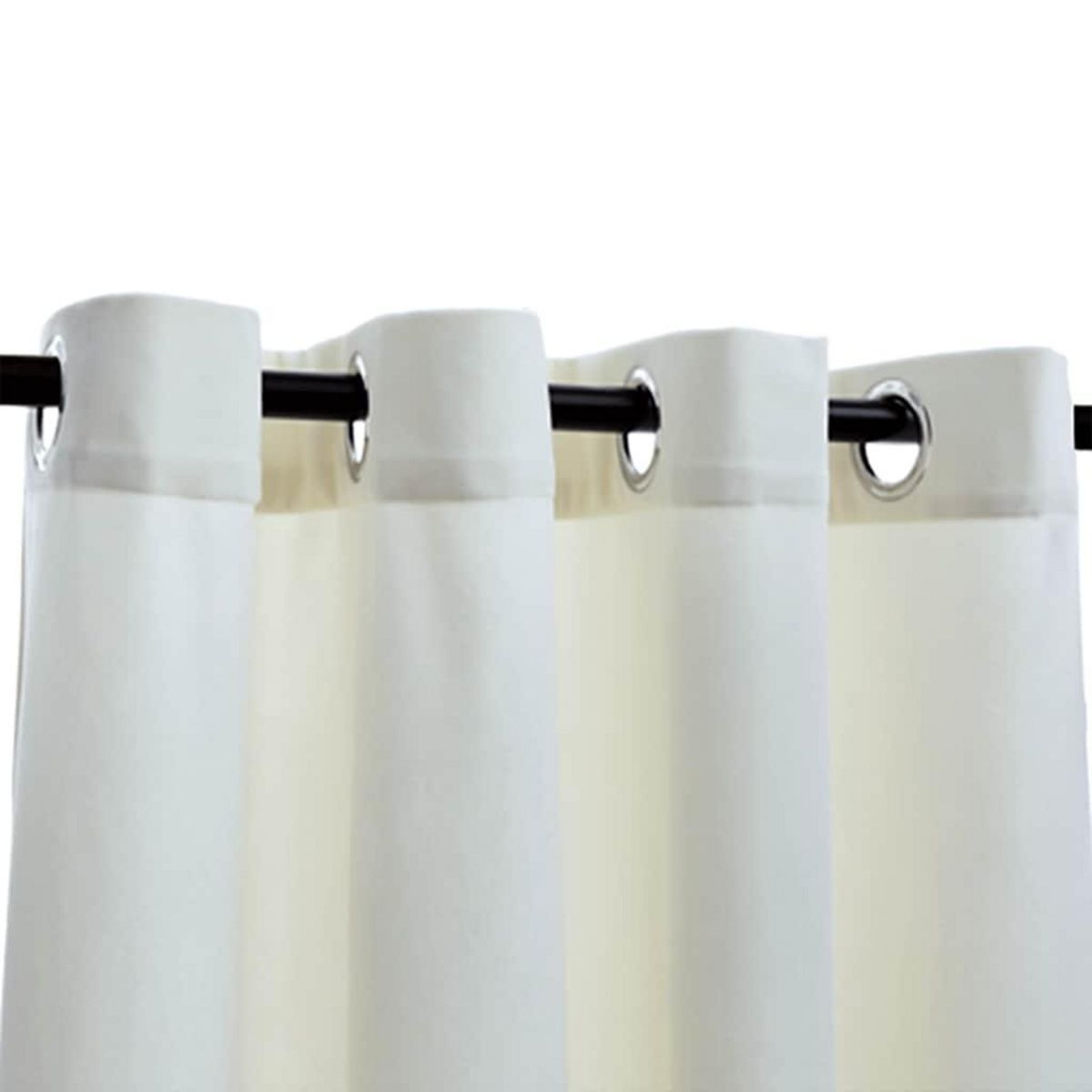 VIDAXL Rideaux occultants avec anneaux 2 pcs Velours Creme 140x175 cm