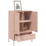 Voir la diapositive 5 : VIDAXL Buffet haut rose 68x39x101,5 cm acier