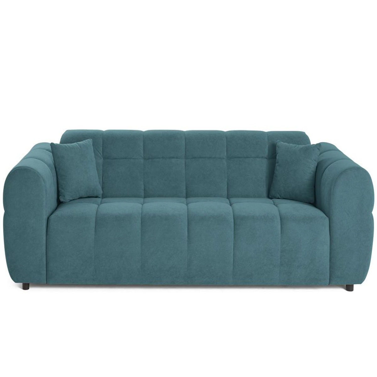 LISA DESIGN Ray - canapé droit 3 places en tissu texturé