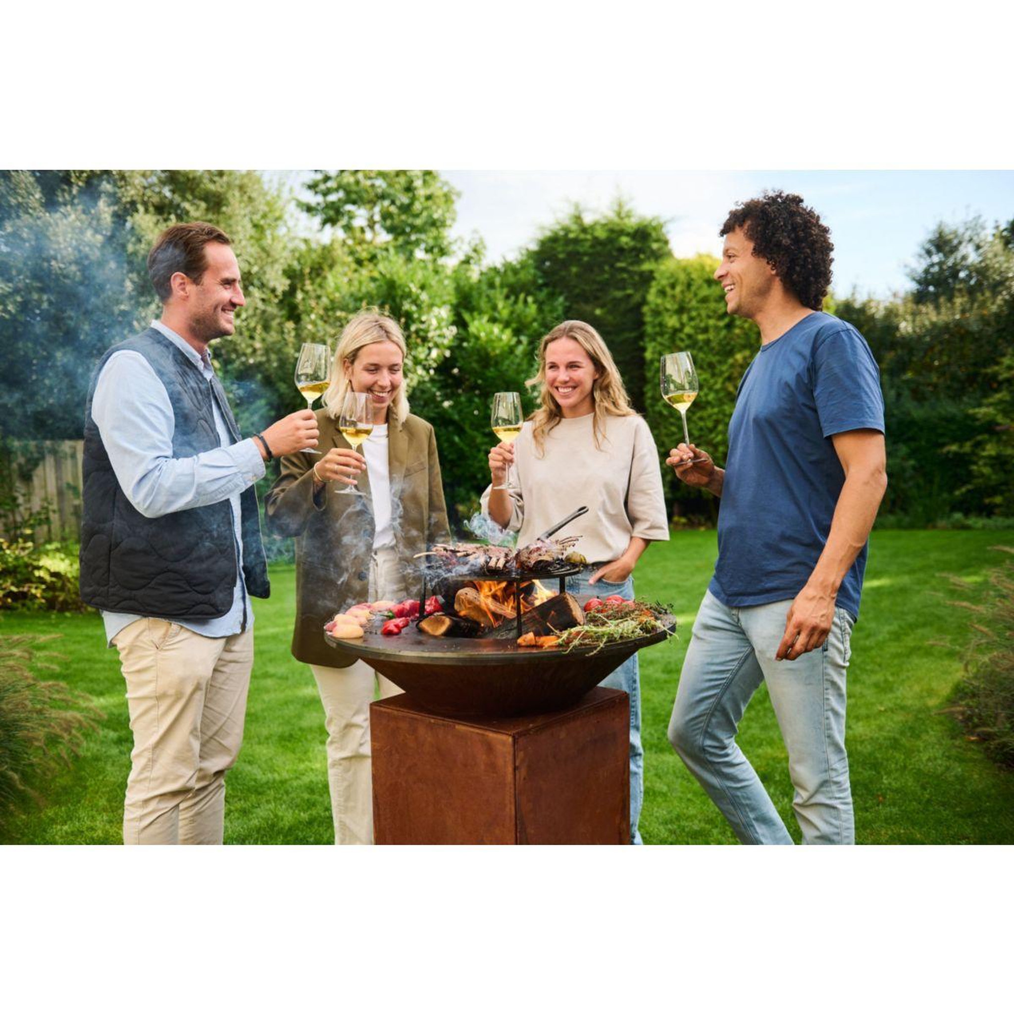 Voir la diapositive 4 : OFYR Brasero plancha - bois - ofyr - 75 - corten