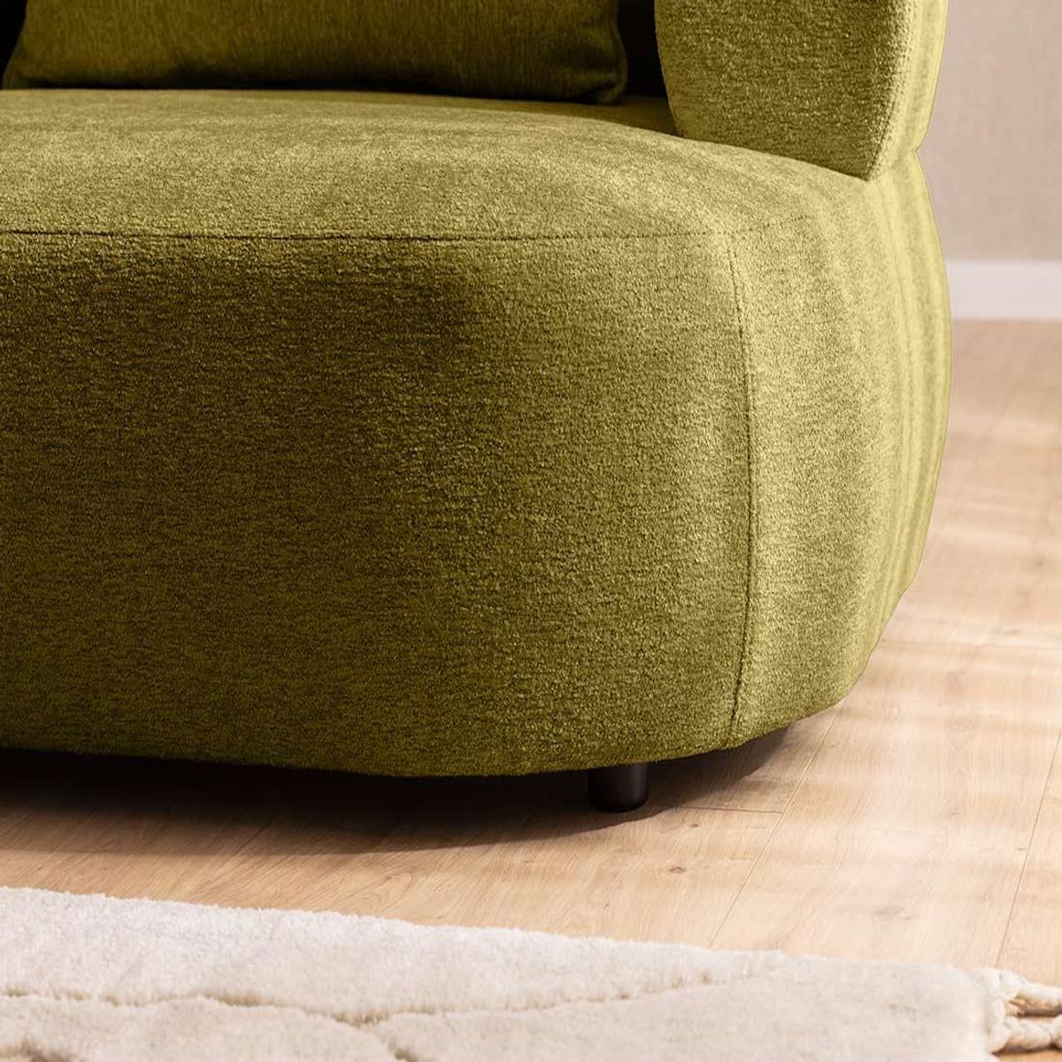 LISA DESIGN Angela - canapé d'angle gauche 4 places en velours texturé