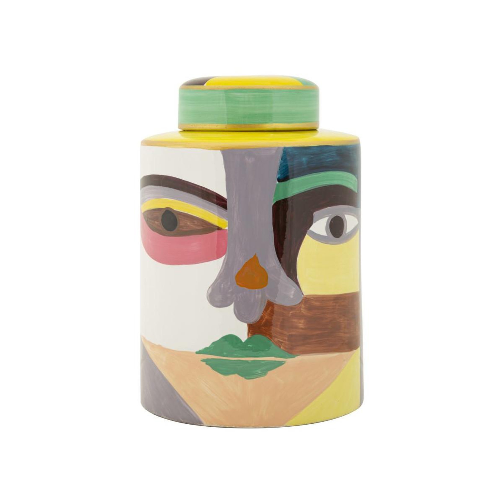 Paris Prix Vase design en céramique  piccassy  28cm multicolore