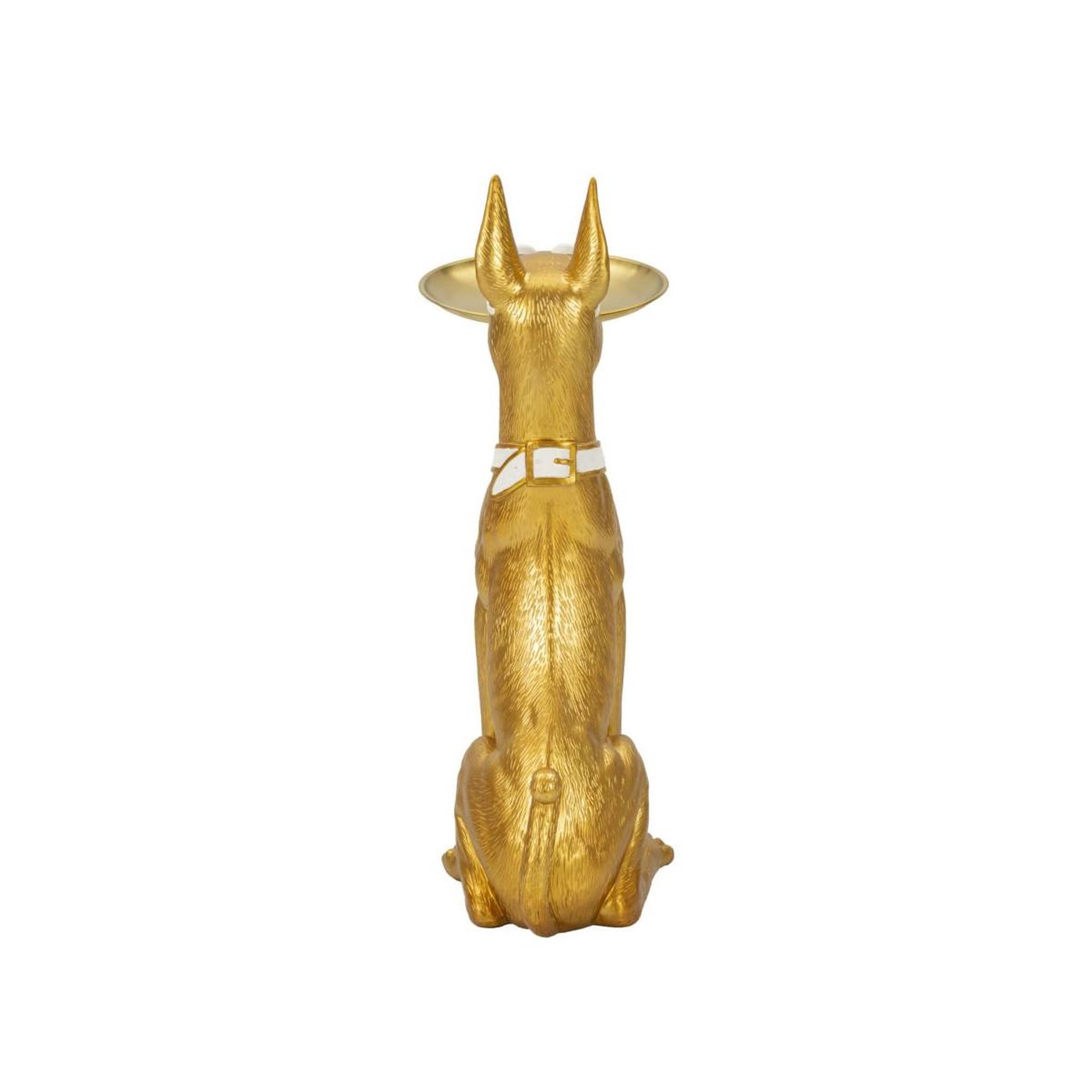 Voir la diapositive 4 : Paris Prix Vide-poche statue chien  muscle  74cm or