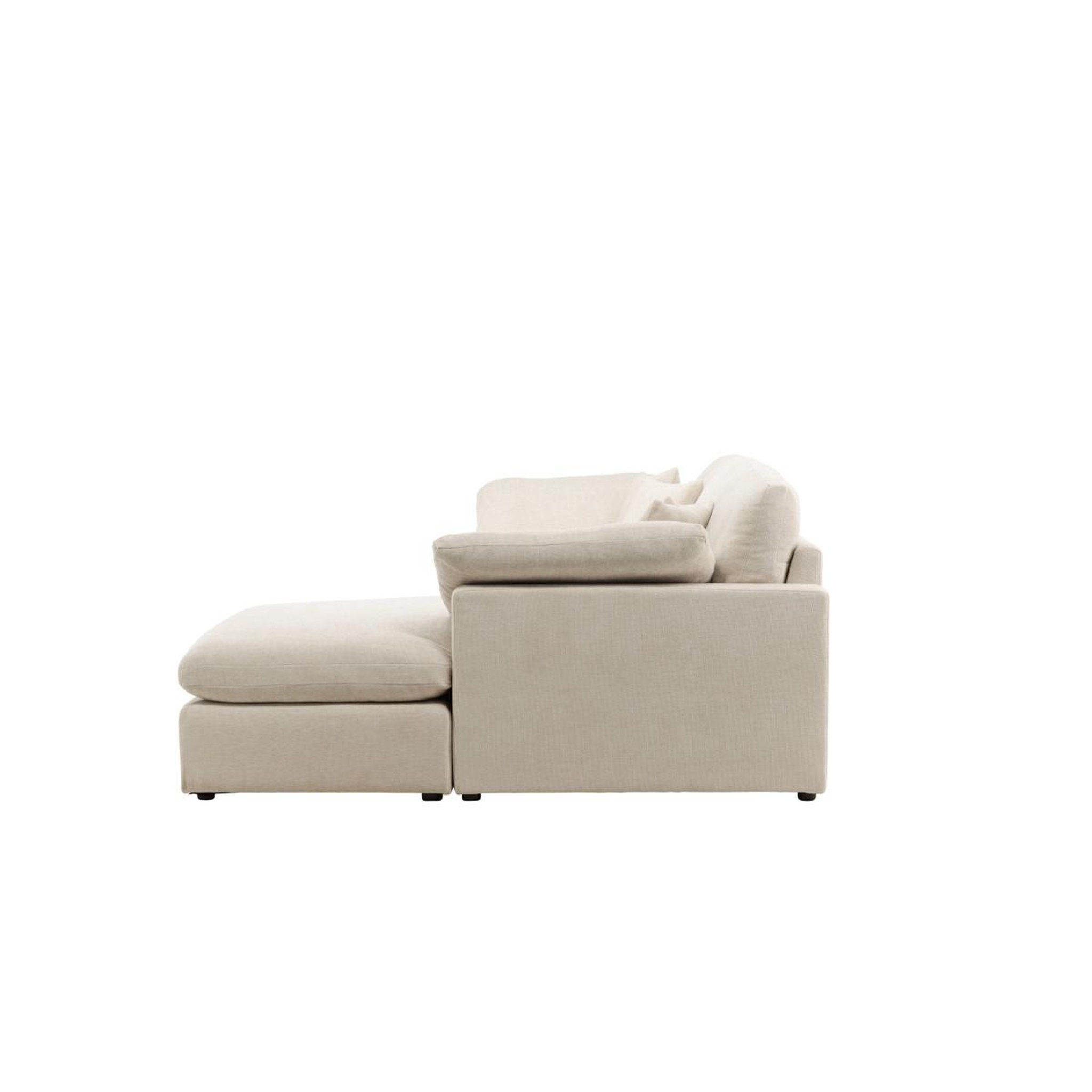 Voir la diapositive 5 : Paris Prix Canapé d'angle réversible  amalfi  297cm beige