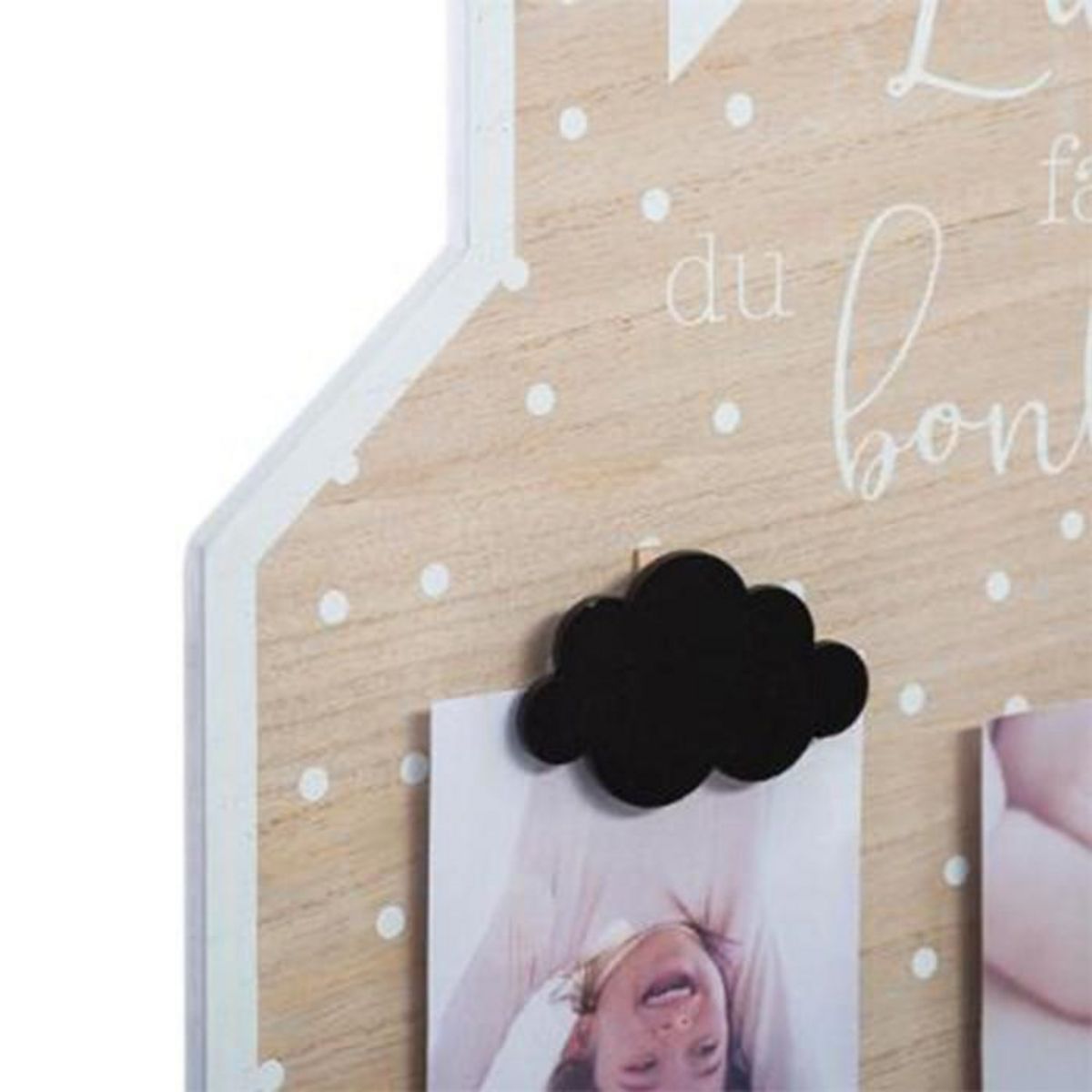 Atmosphera Kids Pêle-Mêle  Maison du Bonheur  52cm Noir & Blanc