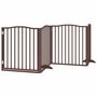 Voir la diapositive 4 : VIDAXL Barriere pour chien porte pliable 8 panneaux bois de peuplier