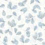 Voir la diapositive 2 : Noordwand Noordwand Papier peint Evergreen Leaves blanc et bleu