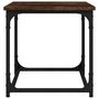 Voir la diapositive 5 : VIDAXL Table d appoint Chêne fumé 40x40x40 cm Bois d ingénierie