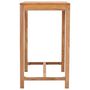 Voir la diapositive 3 : VIDAXL Table de bar de jardin 110x60x105 cm bois de teck solide